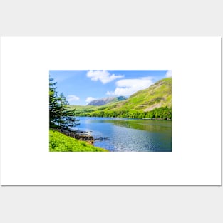 Buttermere Lake and Fell Posters and Art